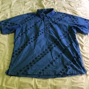 Sig Zane aloha shirt Blue XL